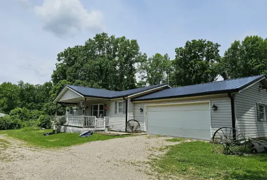 Brand new metal roof