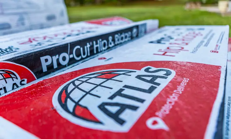 Atlas Pro-Cut shingles ready for use Atlas Pro-Cut shingles ready for use