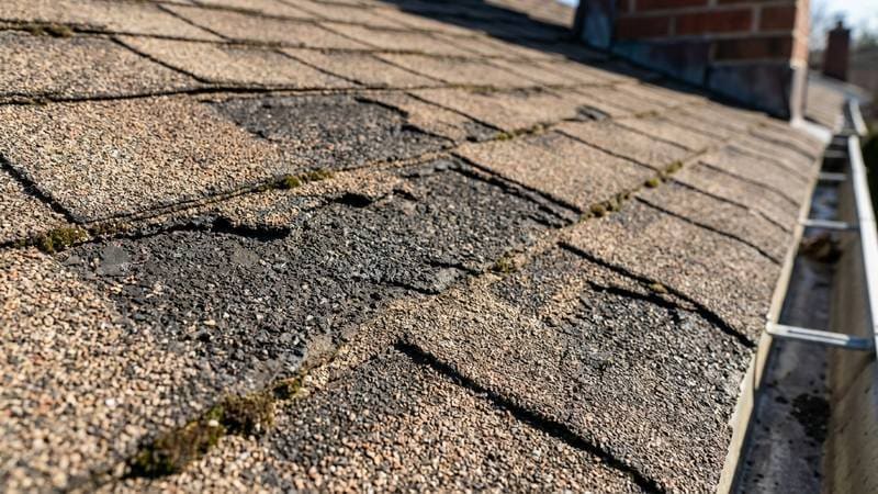 Urban Shield Roofing Bare Spots Where Granules Used to Be