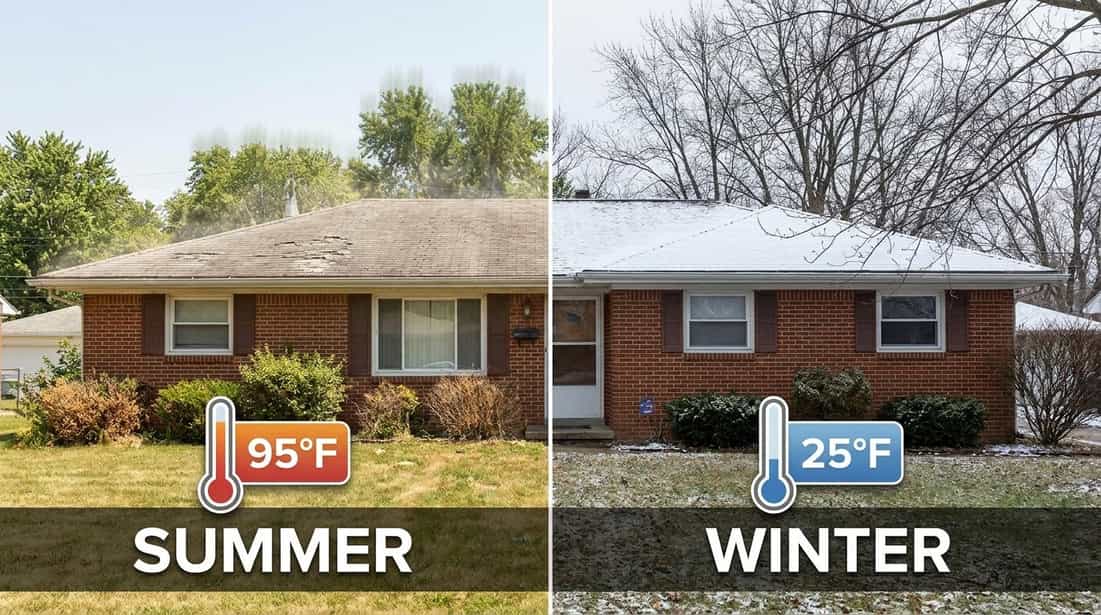 Urban Shield Roofing Summer and Winter: What to Expect